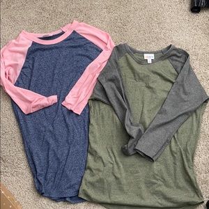 Lularoe baseball tees